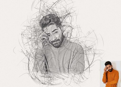Master Scribble Art Photoshop Action - Image 9
