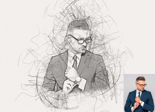 Master Scribble Art Photoshop Action - Image 10