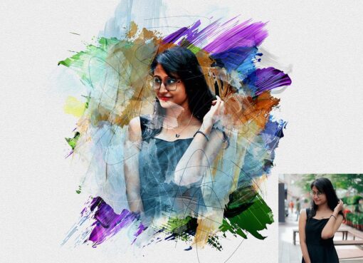 Artistic Painting Effect Photoshop Action - Image 2