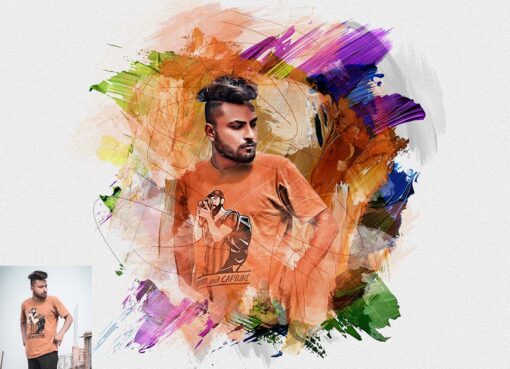 Artistic Painting Effect Photoshop Action - Image 7