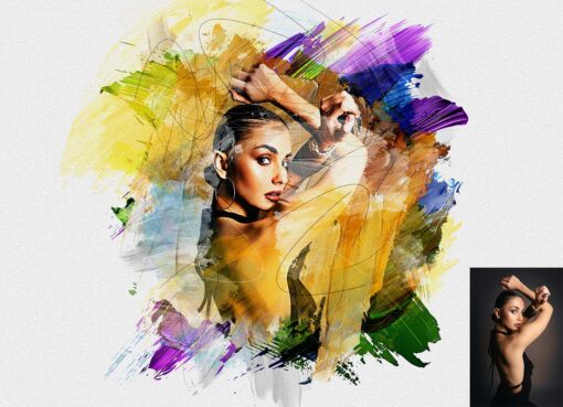Artistic Painting Effect Photoshop Action - Image 8