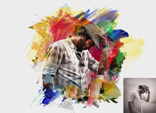Artistic Painting Effect Photoshop Action - Image 9