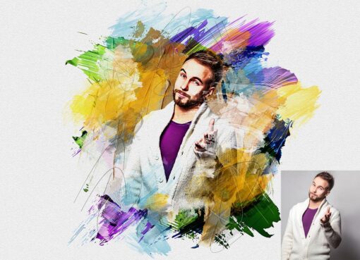 Artistic Painting Effect Photoshop Action - Image 10