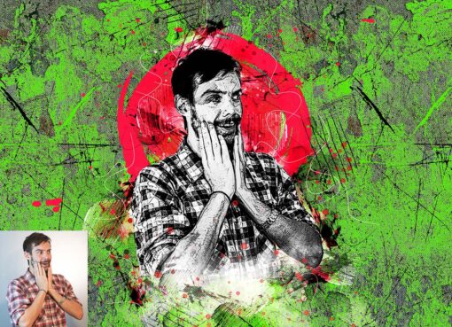 Sketch Grunge Effect Photoshop Action - Image 6