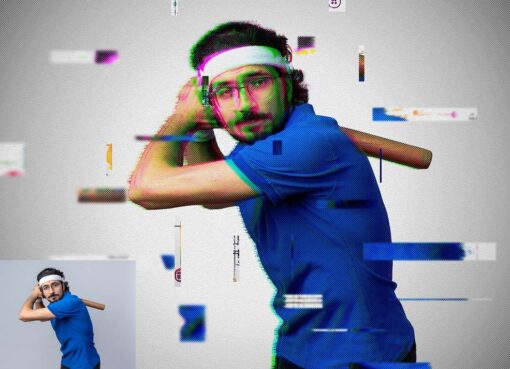 Digital Glitch Effect Photoshop Action - Image 9