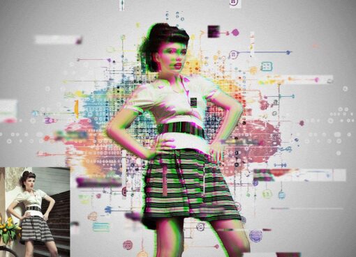 Digital Glitch Effect Photoshop Action - Image 10