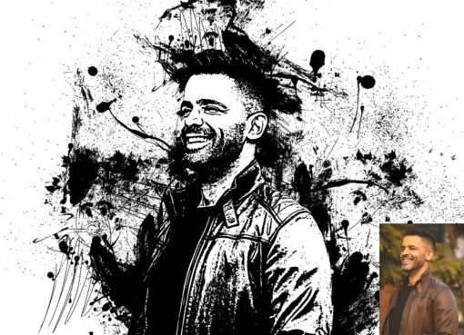 Ink Hand Drawing Photoshop Action - Image 5