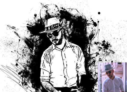 Ink Hand Drawing Photoshop Action - Image 9