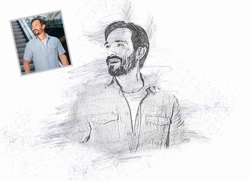 Pencil Sketch Portrait Photoshop Action - Image 3