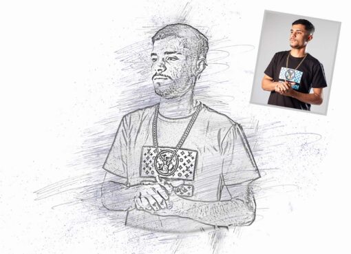 Pencil Sketch Portrait Photoshop Action - Image 7