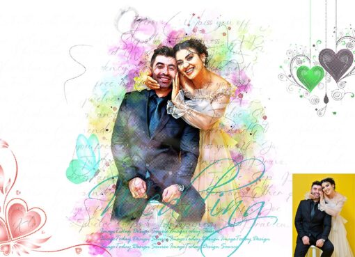 Wedding Mixed Art Photoshop Action - Image 3