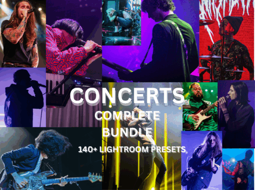 140+ SBTP Complete Concert Lightroom Desktop Preset Bundle