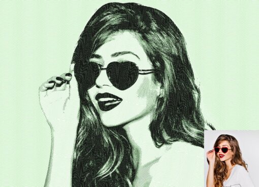 Easy Engraving Effect Photoshop Action - Image 2