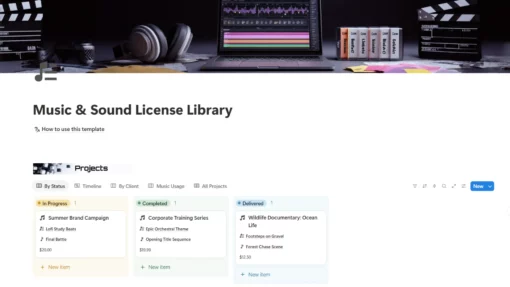 Music & Sound License Library