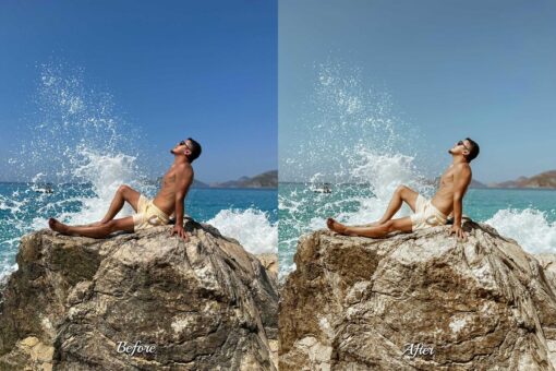 Coastal and ocean Lightroom presets for bright, vibrant, and aesthetic Instagram-ready photos.