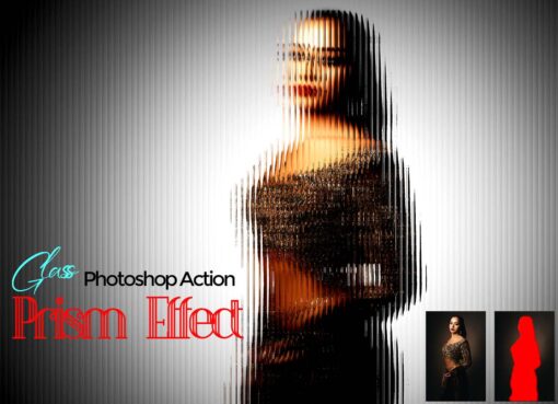 Glass Prism Effect Photoshop Action