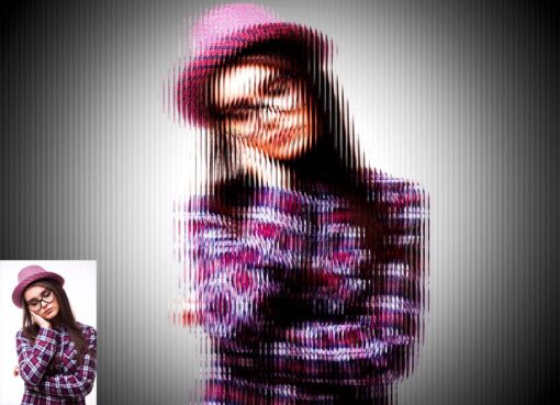 Glass Prism Effect Photoshop Action - Image 2