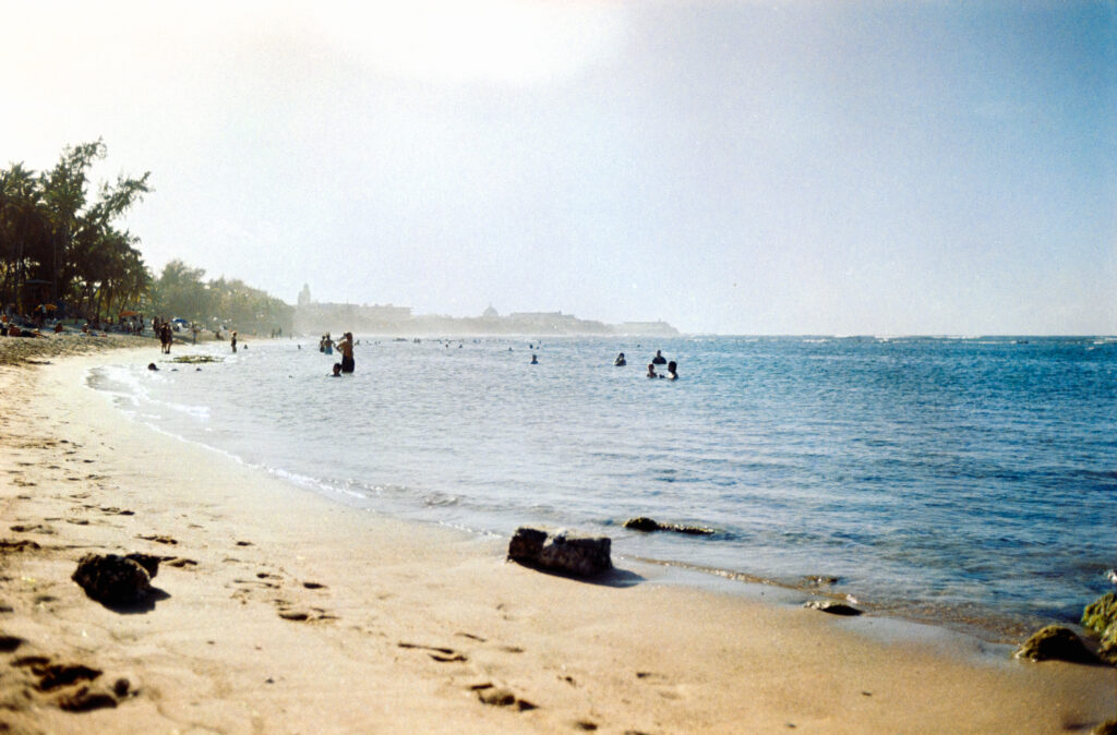 beach film photo shot by sam burke