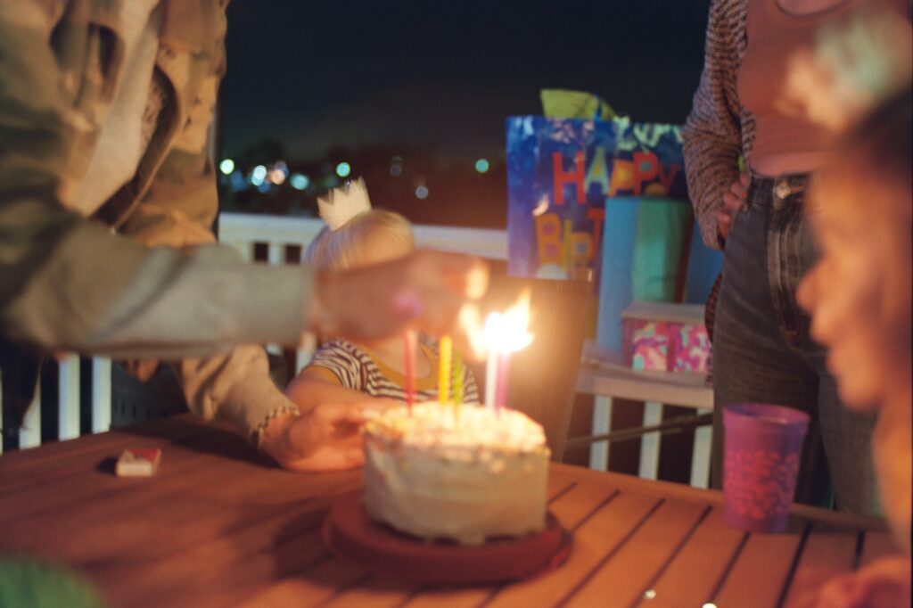 birthday film photo shot by sam burke