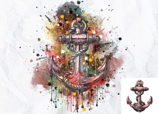 Watercolor Splatter Art Photoshop Action - Image 2