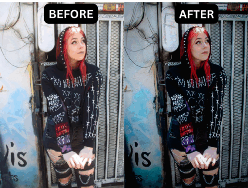 25 Portrait Street Alternative Lightroom Desktop Presets Vol 3 - Image 3